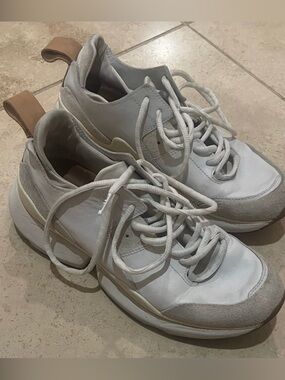 rag & bone White and Tan Women’s Athletic Sneakers